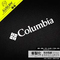 在飛比找Yahoo!奇摩拍賣優惠-COLUMBIA 哥倫比亞造型圖示貼紙 │ 防水貼紙 車貼 