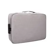 Zj01 Waterproof Polyester Multi-Layer Document Storage Laptop Bag For All Sizes Of Laptops With Password Lock