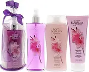 Body Fantasies Parfums De Coeur Japanese Cherry Blossom 3 Pc Gift Set (Body Wash 12 Oz + Body Lotion 7 Oz + Fragrance Body Spray 8 Oz), 355 ml (I0004633)
