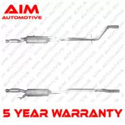 Diesel Particulate Filter DPF Euro 5 Rear Aim Fits Peugeot 508 2.2 HDi