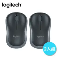 在飛比找momo購物網優惠-【Logitech 羅技】2入組 M186 無線滑鼠