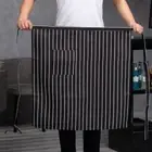 Household Chef Apron with Small Pocket Cleaning Aprons Coffee House