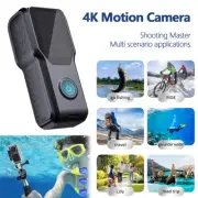 Mini 4K HD Sports Camera DVR Motor Bike Cycle Anti-Shake Action Helmet Cam DV
