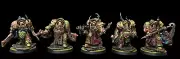 Blightlord TerminatorsArmies of Chaos Death Guard Warhammer 40K Painted Armyee