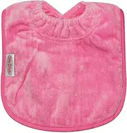 Silly Unisex Kids Towel Plain Baby Bib, Cerise, Large US