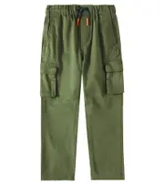 [Scotch & Soda Kids] Scotch & Soda Kids Cotton-blend cargo pants Y 16 green