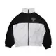 Nike 外套 NSW Varsity Jacket 女款 運動休閒 夾克 寬鬆 穿搭 復古圓標 白 黑 CZ8319-010