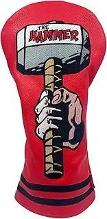 Funny Golf Club Covers The Hammer Driver Headcover and Little Hammer Fairway Wood Head Covers, Golf Accessories for Men, Golfer Golf Gifts for Men, Golf Head Covers for Dad