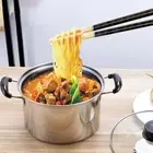 Large Saucepan Cooking Pot Stainless Steel Milk Pots with Lid Warmer