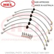HEL Performance Braided Brake Lines - Peugeot 405 1.8TD 88-89 (Rear Discs)