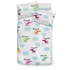 HELICOPTER COULD PATTERN BEDDING SET