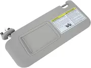 TTOCAR Left Front Driver Side Sun Visor with Vanity Light Car Window Sunshade Fit for RAV4 2006‑2009 Automotive Windshield Sunshades, Gray Sunvisor Replaces # 74320-42501-B2, TTOCARRM97Y43GFZ
