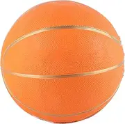 XIASABA Size 5 Rubber Basketball for Children Student Sport Training Orange Gilt‑Edged