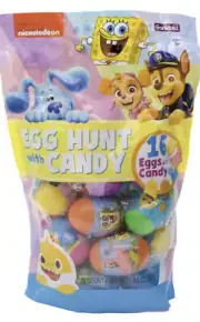 10PC NICKELODEON EGG ~14 EASTER EGGS WITH CANDY~BABY SHARK/SPONGEBOB/PAW PATROL