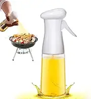 Honbuty Olive Oil Sprayer for Cooking - 210ml Oil Dispenser Bottle Spray Mister - Portable Refillable Oil Vinegar Spritzer Sprayer Bottles for Kitchen, Air Fryer, Salad, Baking, Grilling, Frying