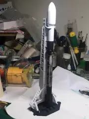 1/200 Scale 35cm SpaceX Falcon 9 Rocket Recovery Special Edition Model Gift