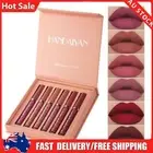 Long Lasting Lip Gloss Glazed Matte Beauty Liquid Lipstick Makeup Set 6Pcs