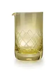 Mercer Culinary Barfly 17 oz. Gold Exterior Mixing Glass w/ Weighted Base