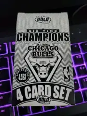 1998 Fleer Michael Jordan 23k Gold Bulls Set 6x Champions Rare Limited 1033/4523