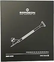 BERGEON 30081-AC10 Set of 10 INOX Watchmaker Screwdrivers in Wooden Box Tool