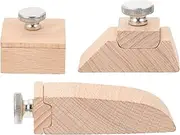HEALSOPTHY 3Pcs Sandpaper Holder Hand Tool for DIY Leather Craft Lightweight Durable Design for Polishing Grinding for Sanding Blocks Leatherwork