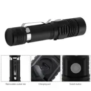 Zoom LED Tactical Flashlight Torch USB Rechargeable Camping Waterproof Lamp
