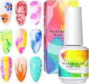Blooming Gel - 15ml UV LED Girls Clear Blossom Finish Gel | Lasting Long Nail Polish For Travel, Outdoor, Home, Business Trip, School