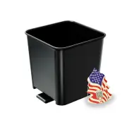 Portable Car Trash Can Garbage Bin Bag Organizer for Vehicles Waterproof Black