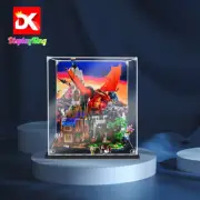 DK-Display case with screw for Lego Dungeons & Dragons: Red Dragon's Tale 21348