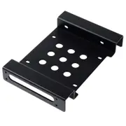 [AC52535-1S] Black Aluminium 5.25" To 3.5" / 2.5" PC Case Bay Converter Adapter Black