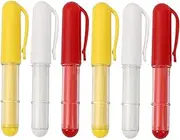 ULDIGI 6pcs Pen-Style Tailor Chalk Markers Sewing Supplies for Quilting Fabric Marking Garment and Embroidery Convenient Tailors Sewing Marking Chalks