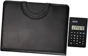 UTHCLO Sleek A4 Portfolio Case Business Folder Portfolio Holder Zipper Office Supplies