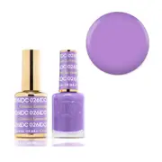 DND 026 Crocus Lavender - DC Collection Nail Gel & Lacquer Polish Duo 18ml