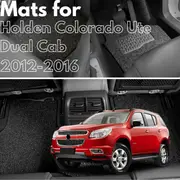 for Holden Colorado Ute Dual Cab 2012-2020, Premium Car Floor Mats