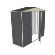 Build-a-Shed 2.3 x 0.8 x 2.3m Gable No Side Doors Garden Shed - Grey