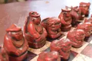 MONGOLIAN HIA SHATAR SET - THE 10x10 EXPANDED CHESS VARIANT OF MONGOLIA (M31)