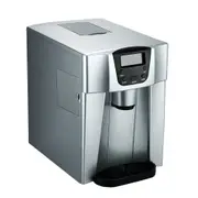 Portable Ice Cube Maker and 2L Water Dispenser - Silver