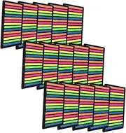 Tofficu Highlight Strips 15 Sheets Index Guided Reading Strips Sentence Markers Portable Page Markers Book Supply School Stickers Office Supplies