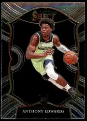 Generic 2020-21 Panini Select #61 Anthony Edwards Rookie Timberwolves, Blue