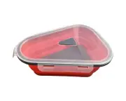 Reusable Pizza Storage Container 5 Heating Trays Collapsable Microwaveable Meal