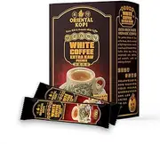 Oritental Kopi White Coffee Extra Kaw Rich Aromatic Malaysian Instant Coffee Smooth Creamy Bold FLavour 40g x 10 Sachets