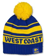 West Coast Eagles AFL Toddler Beanie One Size WEST COAST EAGLES (SOLID)