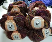 Ornaghi Filati Le Fantasie Yarn Italy Bosco 45% wool acrylic polyester color 14