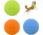 Hunde Flying Disc,Gummi Flying Disc,Hunde Scheiben, Perfekt Für Hundetraining