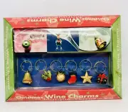 Sommelier The Art of Wine - Christmas Wine Glass Charms - Set of 6