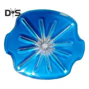 Anti-Splash Baffle for KitchenAid Mixers-Easy Clean Splash Guard Scraper Blade for Tilt-Head Stand Mixers Compatible with 6-Wire Whisk blue Arc-shaped