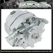 AEROFLOW 100 AMP CHROME ALTERNATOR FORD V8 WINDSOR CLEVELAND 1 WIRE AF4873-1100