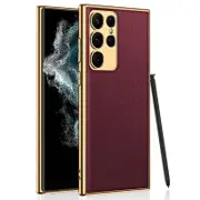 For Samsung Galaxy S23 Ultra Shockproof Coated Hard PC Phone Case Soft TPU Frame Mobile Phone Cover