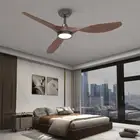 Ceiling Fans with Lights and Remote, Ceiling Fan 52 Inch Woodgrain Color Quie...