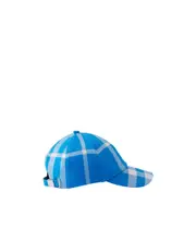 Checkered baseball cap XL Blue